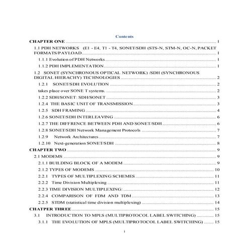 communication networks