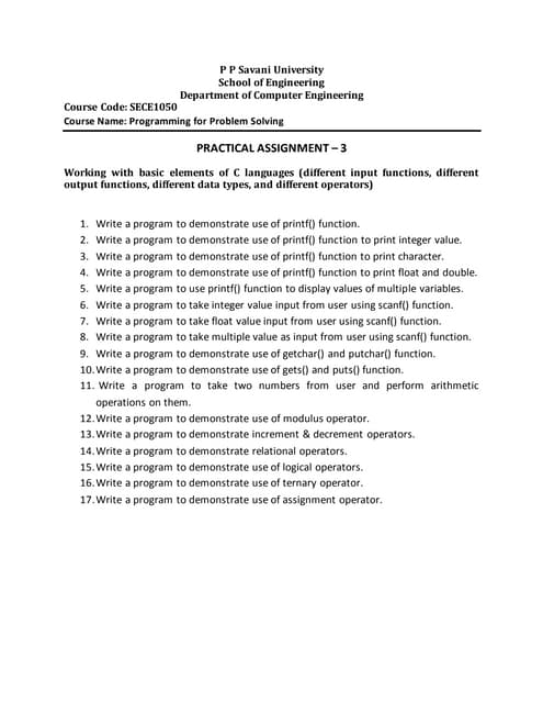 Assignment 3