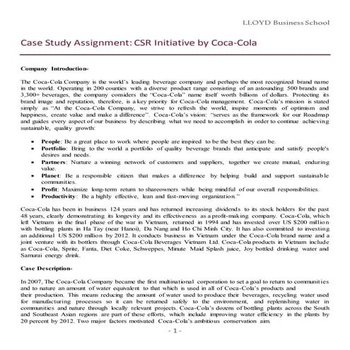 coca-cola vietnam case study