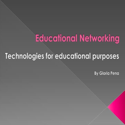 Assignment educational networking