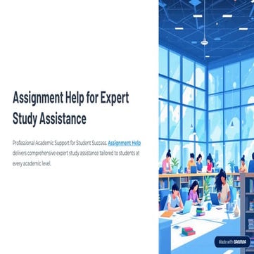Assignment Help UK Study Guidance for Better Learning | PDF