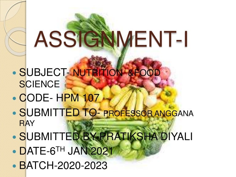 Assignment i