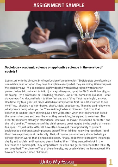Assignment Sample | PDF