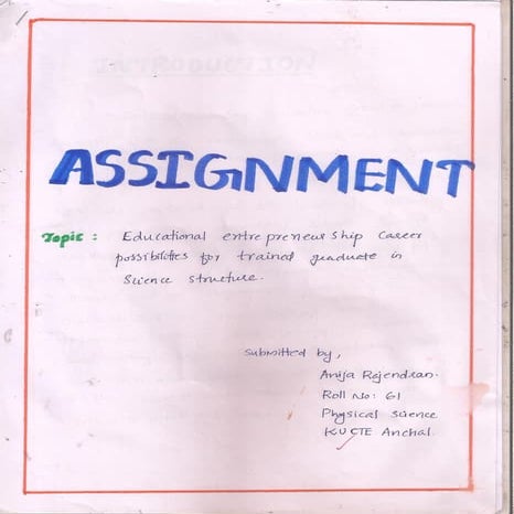 Assignment 01- anija