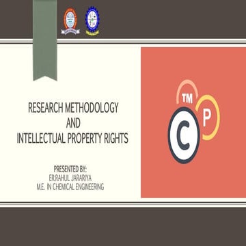 Research Methodology & IPR Complete Notes | PDF
