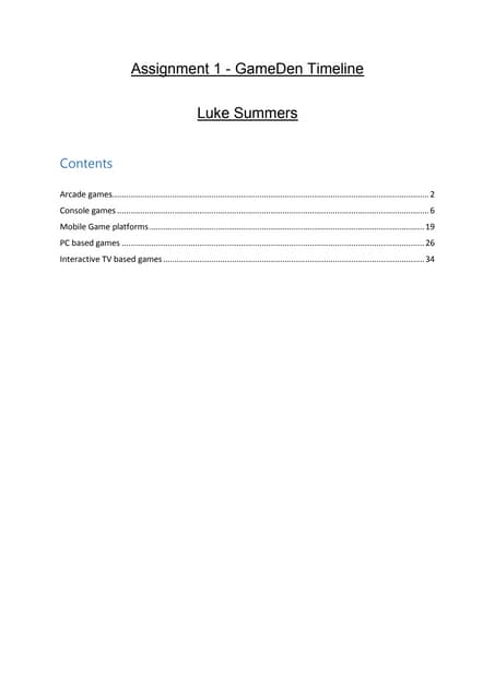Assignment 1