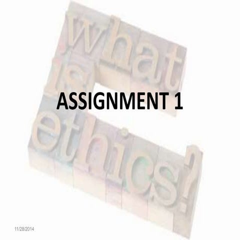 Assignment 1