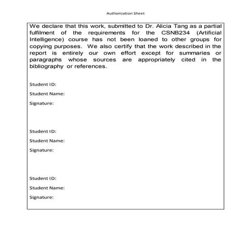 Artificial Intelligence - 1