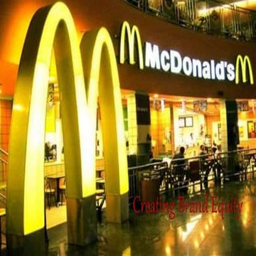 Creating Brand Equity- Mc Donald's Case study