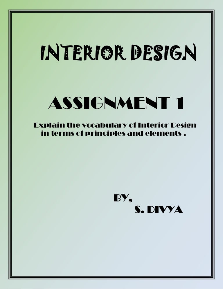 Interior Design Principles And Elements