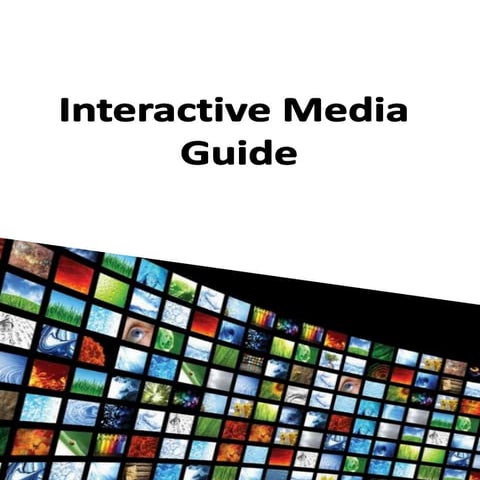 Assignment 1   interactive media guide