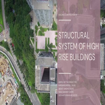 Assignment 1 - Provisions for high rise buildings - Sana, Anmol, Siddharth, Seerat, Harsahib.pdf