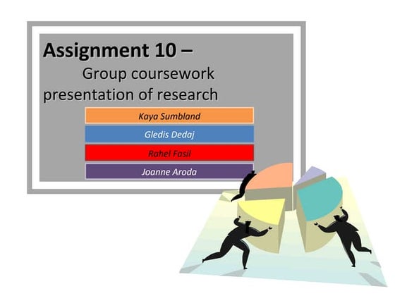 Assignment 10   group coursework presentation of research part 1.0