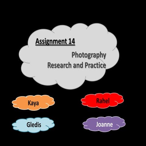 Assignment 14   photography research and practice