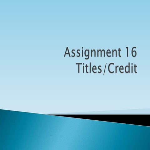 Assignment 16