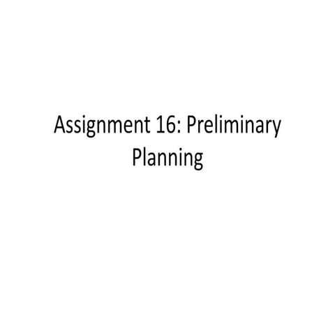 Assignment 16