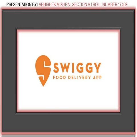 Swiggy - Marketing plan