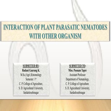 nematode interation with other organism 