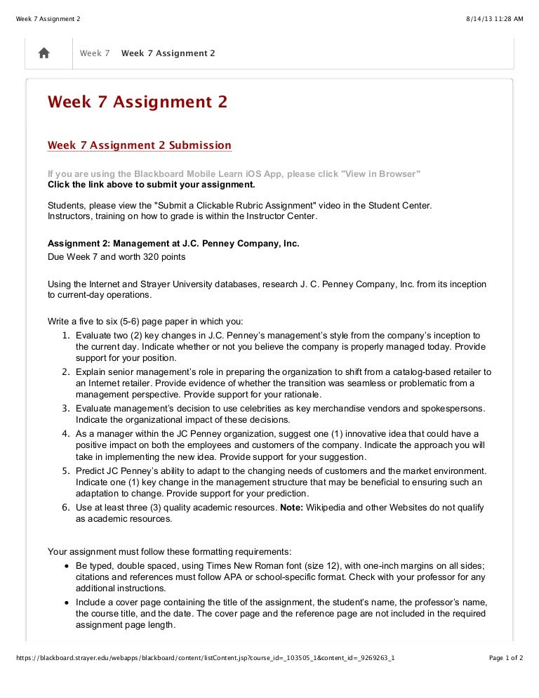 assignment felony 2