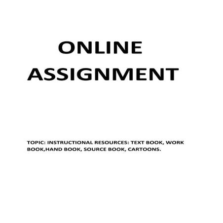 Online Assignment