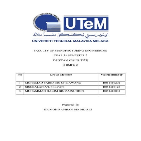 CAD/CAM - Wood picnic table (CATIA)