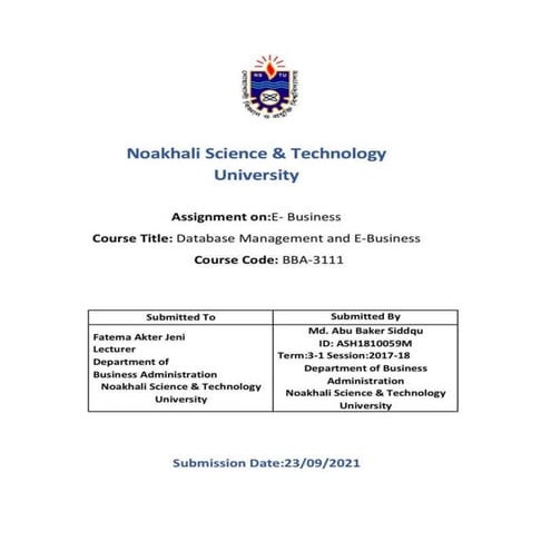 Discussion an example for your experience about any company conductive e-comm...