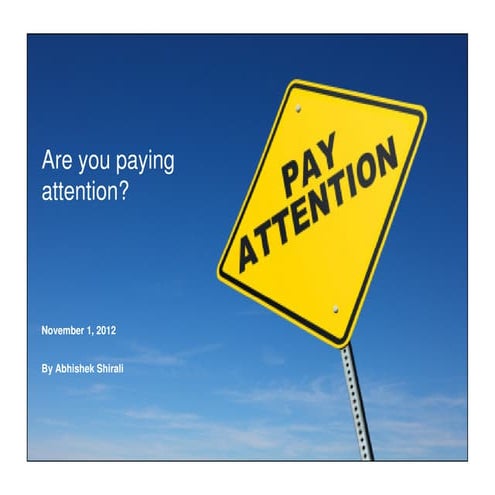 Assignment 2   are you paying attention