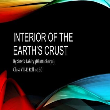 Interior of earth