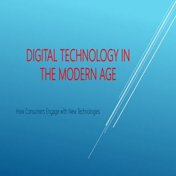 Digital Technology in the Modern World