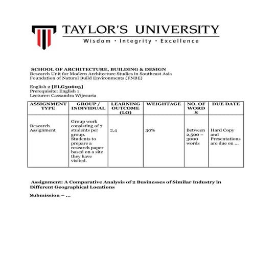Assignment 2  research report-