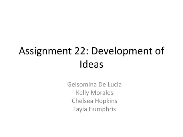 Assignment 22