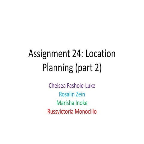 Draft 4 – locations | PPTX