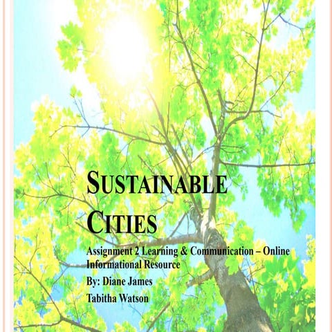 Sustainable Cities