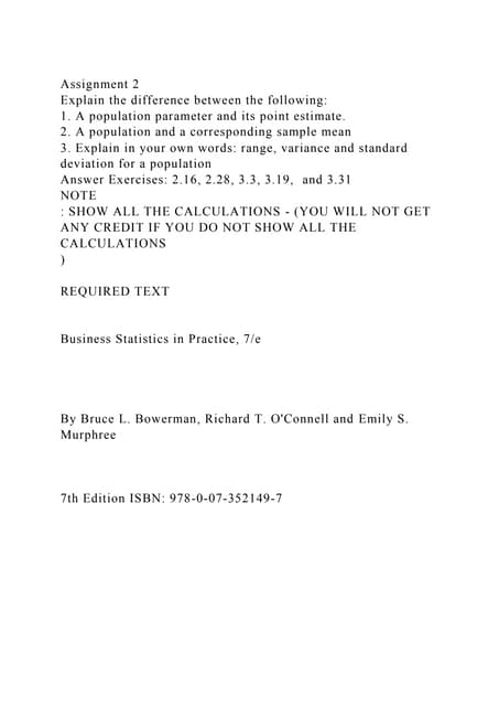 Assignment 2 Explain The Difference Between The Following 1 A Docx Assignment 2 Explain The Difference Between The Following 1 A Docx