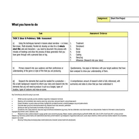 Assignment 2 pitch and idea