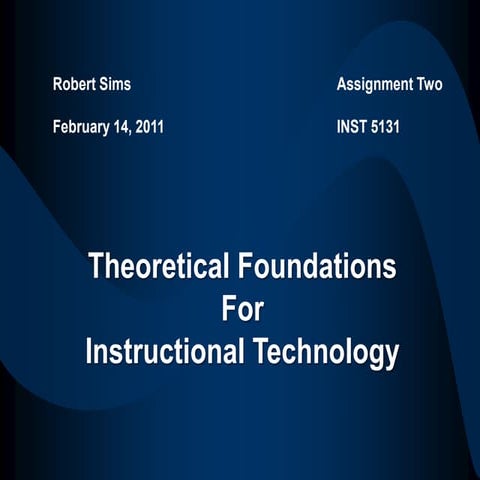 Assignment 2 presentation