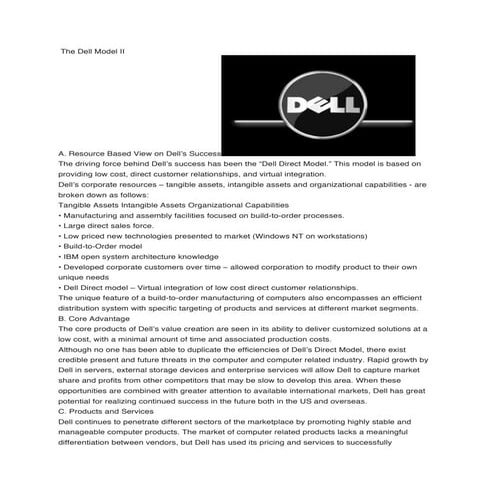 Halden Zimmermann-Dell Case Study 2