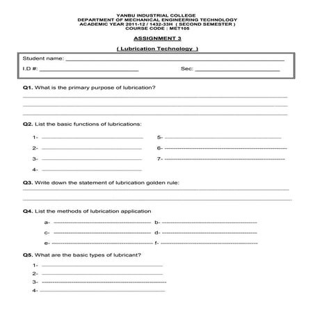 MET 105 Assignment 3 