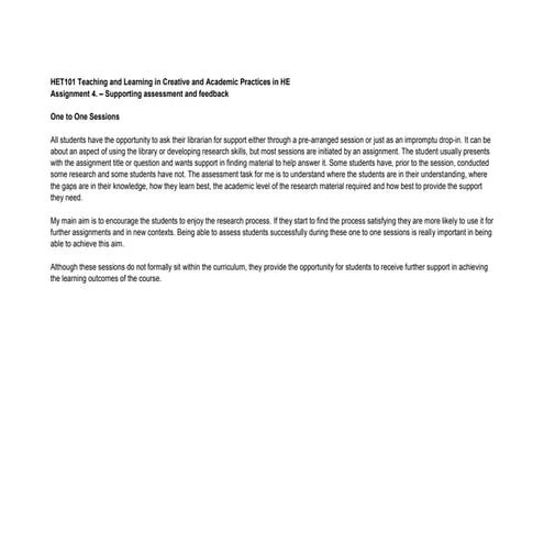 Assignment 3   assessment