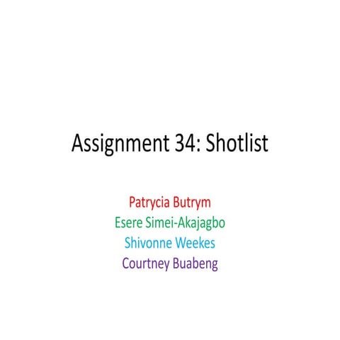 Assignment 34 final draft