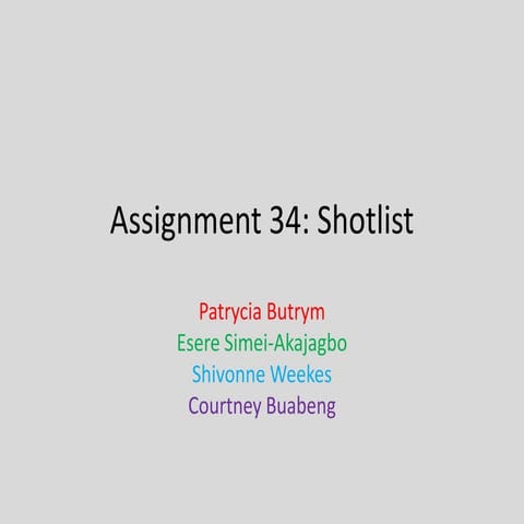 Assignment 34 final draft