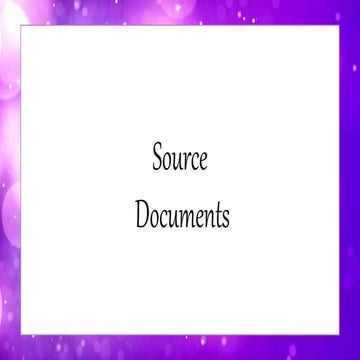 Source Documents