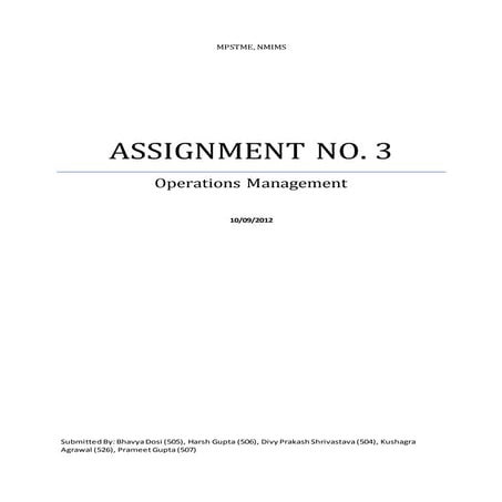 Assignment 3 group 3