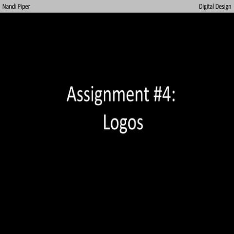 Illustrator Exercises and Logo | PDF