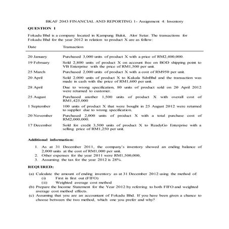 Assignment4  -inventory_exercse