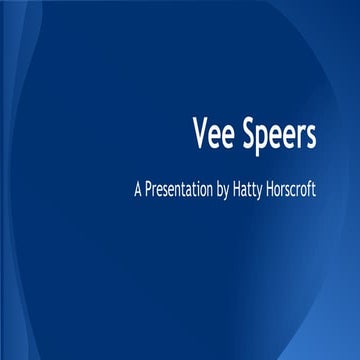 Vee Speers