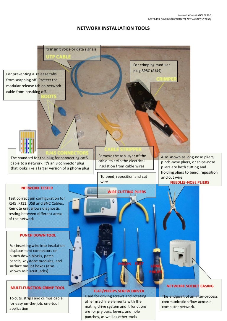 Tools for Network Installation