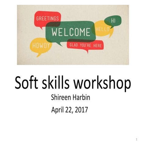 Soft skills development | PPTX