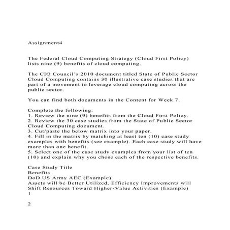 Assignment4The Federal Cloud Computing Strategy (Cloud F.docx