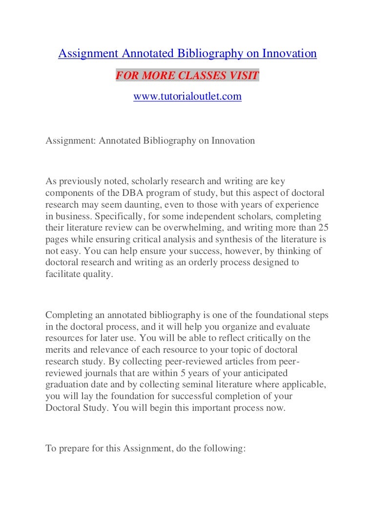 Bibliography example website picture